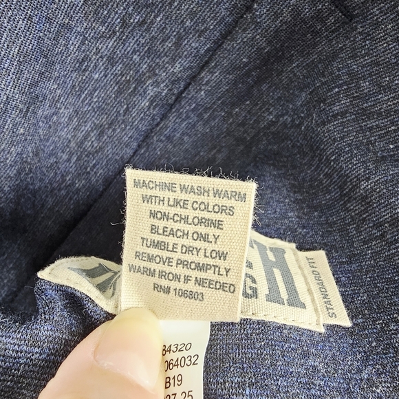 Duluth Trading Co Men's Standard Fit Incog-chinos Heather Navy Blue Pants 34x30 - Picture 11 of 14